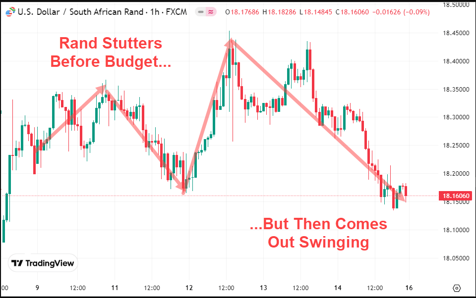 Rand Stutters Before Budget